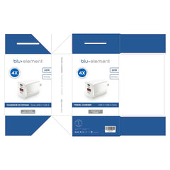 BEWCA20WW Wall Charger Dual USB-C 20W PD and USB A White