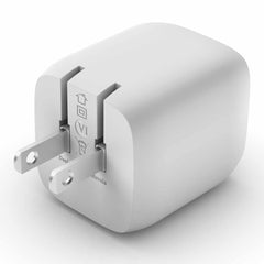 WCH011dqWH BoostCharge Dual USB-C GaN Wall Charger 45W White