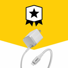 7880903 Premium Pro Wall Charger 30W USB-C GaN w/USB-C to Lightning Cable 6ft White