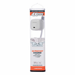 WC20CL261498 Mini Wall Charger USB-C 20W PD & USB-C to Lightning Cable 3.3ft White