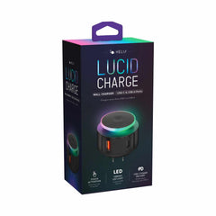 ETHCHGWLED Lucid Charge LED Wall Charger Multi-Color