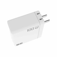 BEWCC100WW Wall Charger Multi Port GaN 100W PD & QC3 White