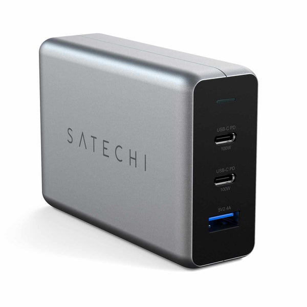 STTC100GM 100W USB-C PD GaN Compact Charger Space Gray