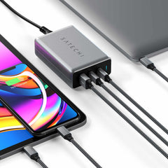 STTC100GM 100W USB-C PD GaN Compact Charger Space Gray