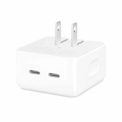 MW2H3AMA Wall Charger Compact 35W Dual Port USB-C White