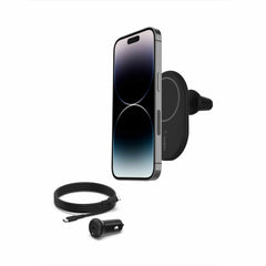 WIC004btBK Active Magnetic Wireless Car Vent Mount Black