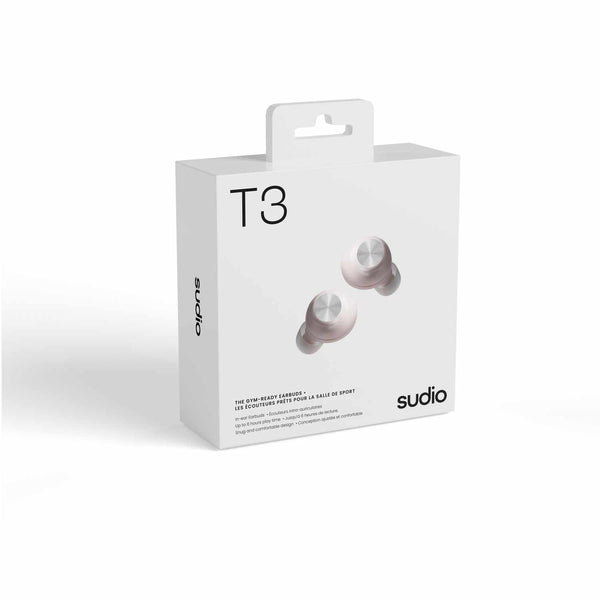 Sudio T3 Wireless Earbuds Pink
