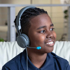 JLab JBuddies Learn Wired On-Ear Headphones Gray