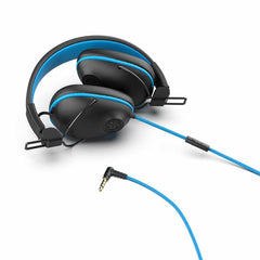HJPRORBLU4 JBuddies Pro Wired Headphones (English Only Packaging) Black/Blue