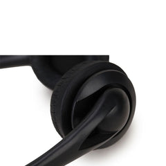 STHYADSY490AUXBK Stereo Headphone With Boom Mic & 3.5mm 4 Pole Connector Black