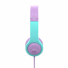 IFCHJBUDDIES2RPNK6 JBuddies Folding Wired Headphones Gen2 Pink/Teal