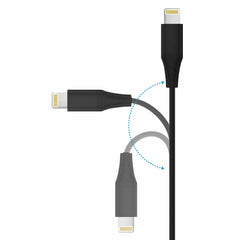 ETHSELTBE Helix Eco Lightning Earbuds Black
