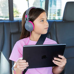 IFCHKSTU2RGRYPNK122 JBuddies Studio 2 Wired Headphones Gray/Pink