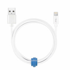 B6MFIWH Braided Charge/Sync Lightning to USB-A 6ft White