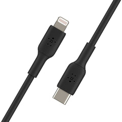 CAA003bt1MBK BoostCharge USB-C to Lightning Cable 3ft Black