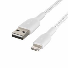 CAA002bt1MWH Belkin BoostCharge Lightning to USB-A 1M Cable WH