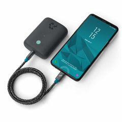 NBUSBCC1MSGRY PowerKnit USB-C to USB-C 3ft 60W PD Fast Charge Cable Space Gray