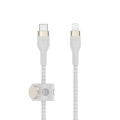 CAA011bt2MWH BoostCharge Pro Flex USB-C Cable with Lightning Connector White