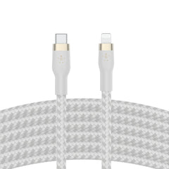 CAA011bt2MWH BoostCharge Pro Flex USB-C Cable with Lightning Connector White