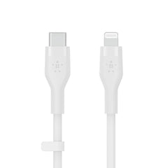CAA009bt1MWH BoostCharge PRO USB-C Cable with Lightning Connector 3ft White