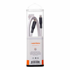 FC3WHT256525 ChargeSync Flat USB-C to Lightning Cable 3ft White