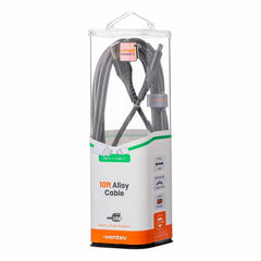 AC10STL256519 ChargeSync Alloy USB-C Cable 10ft Steel