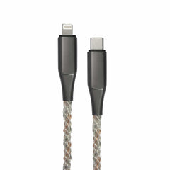 ETHCLTLED6 Lucid Charge LED 6' USB-C to Lightning Cable Translucent