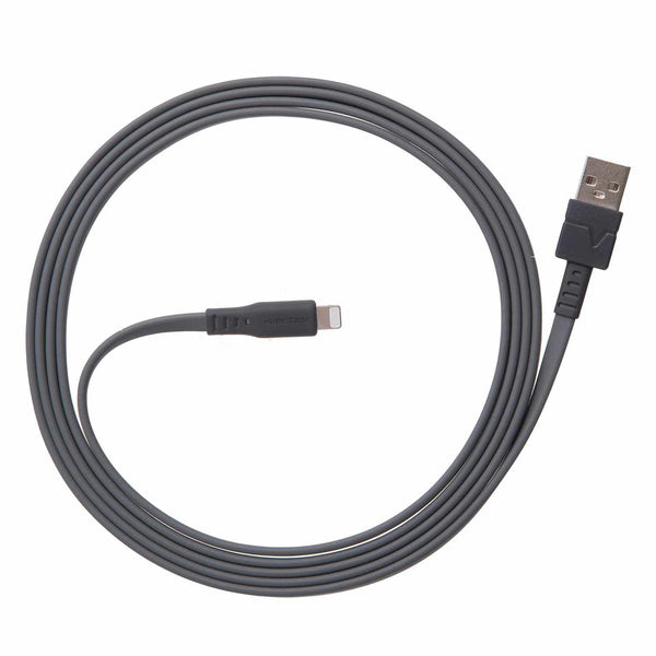 Ventev ChargeSync Flat Lightning Cable 3.3ft Grey
