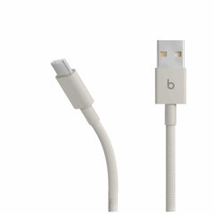 MDGJ4LLA USB-A to USB-C Woven Cable 5ft Surge Stone