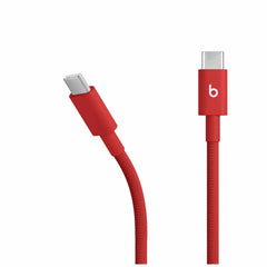 MDGF4LLA USB-C to USB-C Woven Cable 5ft Rapid Red