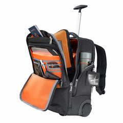 EKP123ECO Wheeled 123 Laptop Backpack Changeable Wheels Black