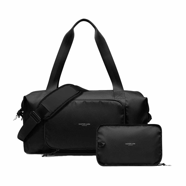 Gaston Luga Lightweight Packable Duffel Bag Black