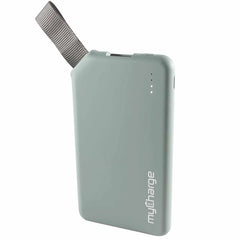 myCharge Go Mini Powerbank with Fabric Loop 2600 mAh Green