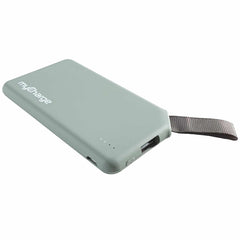myCharge Go Mini Powerbank with Fabric Loop 2600 mAh Green