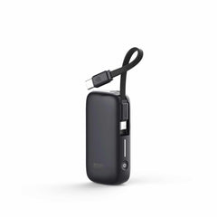 BEPB5KBK PowerFlex 5KPD 20W Power Bank w/Built-In USB-C Cable Black
