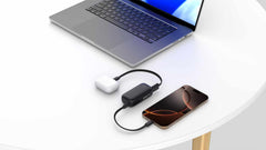 BEPB5KBK PowerFlex 5KPD 20W Power Bank w/Built-In USB-C Cable Black
