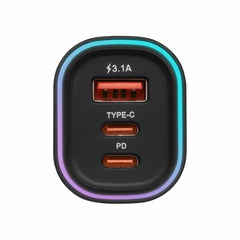ETHCC45LED Lucid Charge LED 45W Power Delivery Car Charger Black