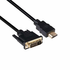 Club3D DVI-D to HDMI 1.4 Cable Male/Male 2m/6.56ft Cable Black