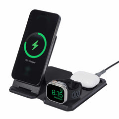 9B4412114030 3 in 1 Travel Charger Black/Grey