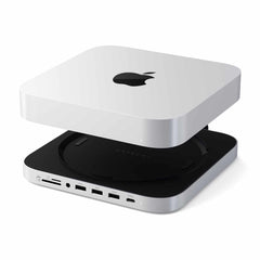 STGMMSHS Stand & Hub for Mac Mini/Studio With NVMe SSD Enclosure Silver