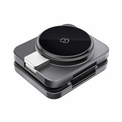 N9WLCQI23IN1BRGR Qi2 3-in-1 Wireless Charging Stand Brushed Grey