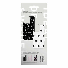 Ideal of Sweden Print Pack Ecru Noir for iPhone 16 Pro Max/15 Pro Max/14 Pro Max/13 Pro Max