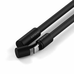 STLOTGLK OntheGo Crossbody Lanyard USB-C Cable Black