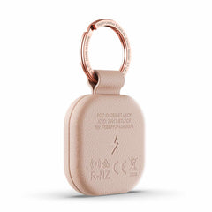 STLKCFR Vegan-Leather FindAll Keychain Desert Rose