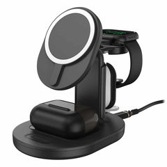 7881156 3-in-1 Wireless Charger 7.5W Multidevice Stand for MagSafe Black