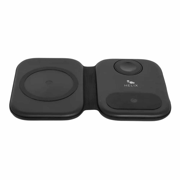 ETHVALF Folding 3-in-1 Wireless Charging Valet Black