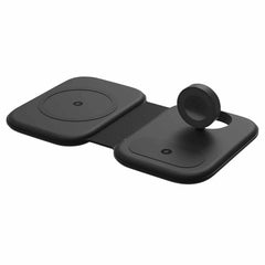 ETHVALF Folding 3-in-1 Wireless Charging Valet Black