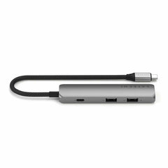 STP4SM 4-in-1 USB-C Slim Multiport Adapter 4K Space Gray