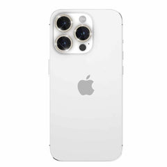 KS053072 Aluminum Ring Lens Protector iPhone 15 Pro Max/15 Pro Set In Stone Gold
