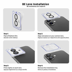 Blu Element Invisible 1 by 1 Lens Protector for iPhone 16/16 Plus